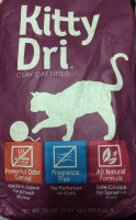 Kitty dri clearance clay cat litter